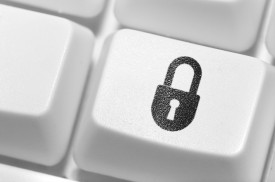 computer keyboard security lock icon