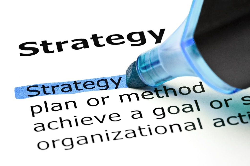 strategy highlighted in blue
