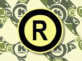 registered trademark registration symbols background intellectual property