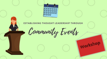 Establishing Thought Leadership Through Community Events