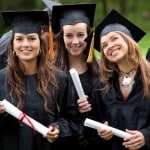 women girls graduation