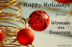 happy holidays from women on business