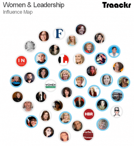 women in leadership interactive influencer map traackr
