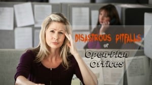 open office cubicles coworkers frustrated