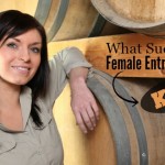 business owner woman wine cellar