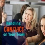 team conflict workers argue cubicles