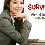 woman laptop business job virtual interview