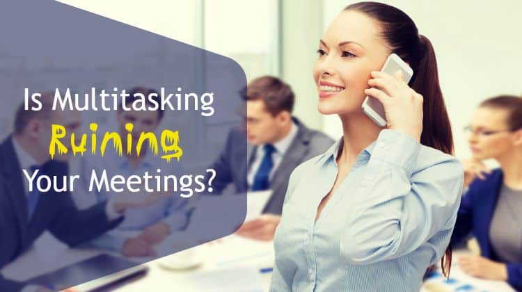 business meeting woman team smartphone phone multitasking