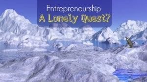 lonely isolation frozen ice landscape penguin entrepreneurship leadership