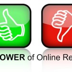 online reviews thumbs up down