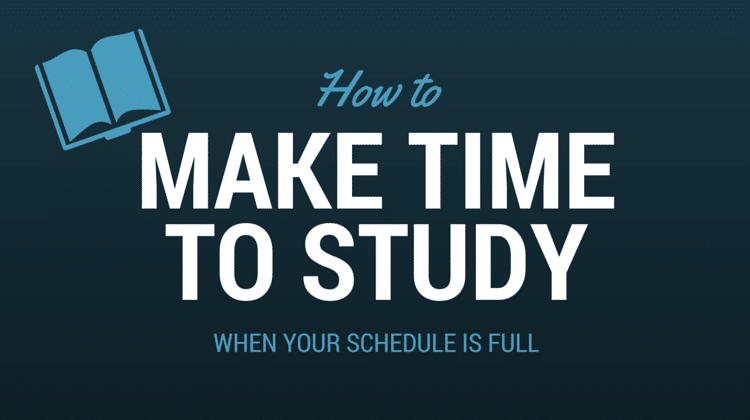 make time to study