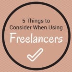 using freelancers