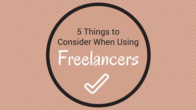 using freelancers