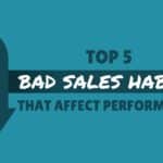 bad sales habits