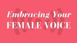 female voice