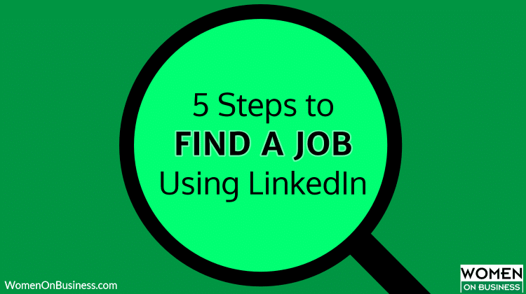 find a job using linkedin