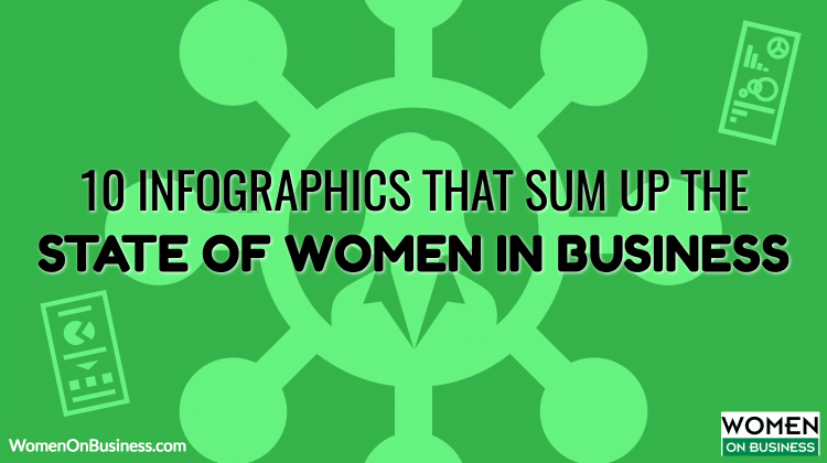 state of women in business infographics