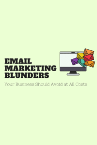 email marketing blunders