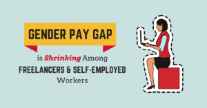 gender pay gap shrinking