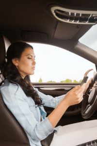 woman driving
