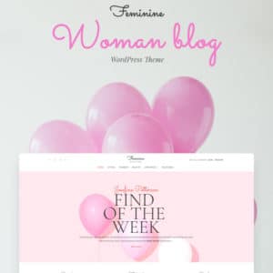 feminine wordpress theme