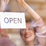 woman-owned business open