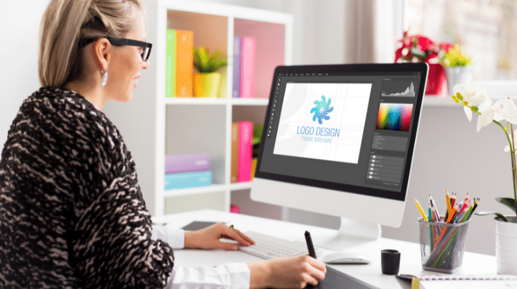 woman logo design