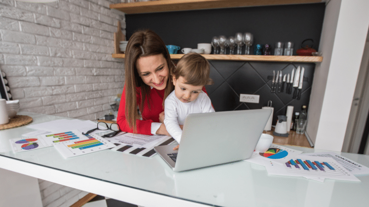 mompreneur working