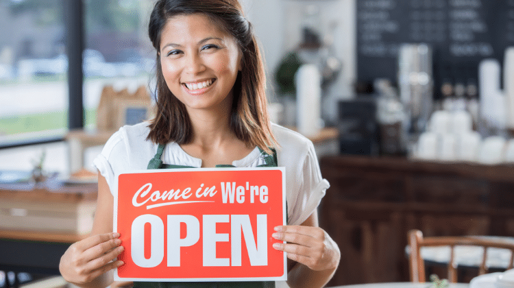 woman restaurant owner