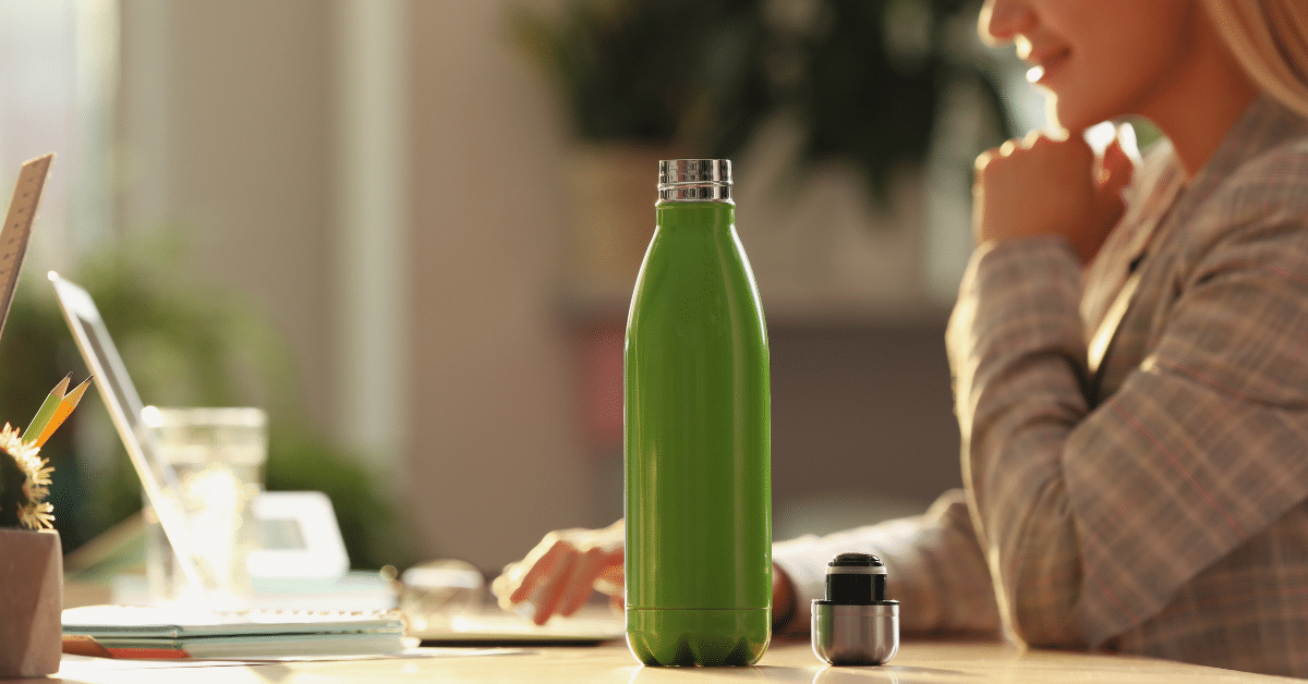 water bottle desk