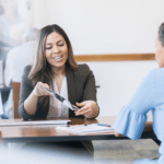 small business loan meeting