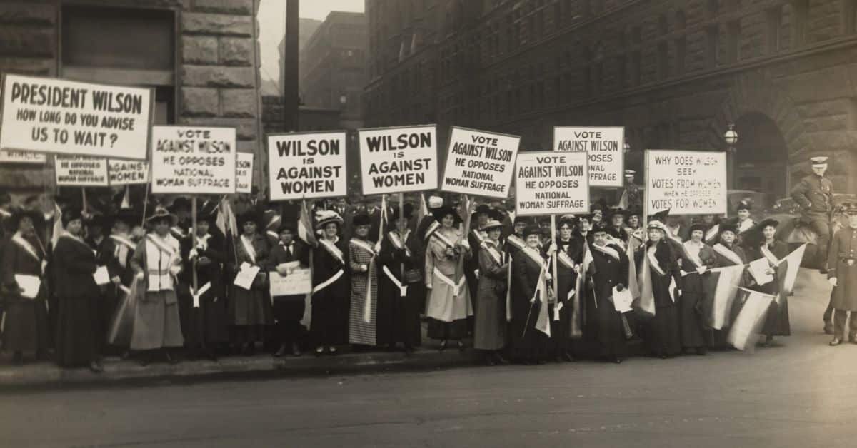 women supporting women woman suffrage