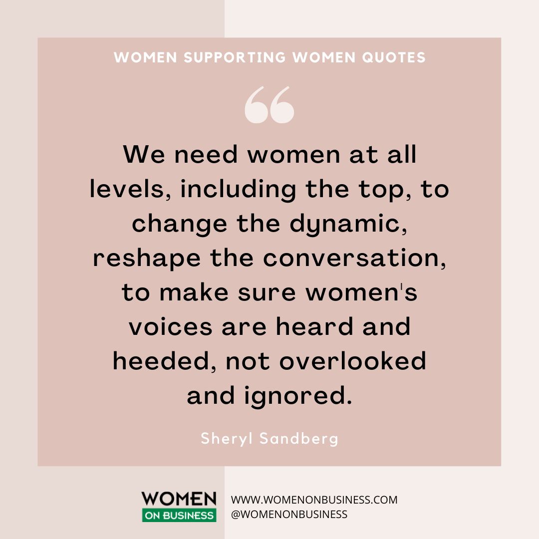 women supporting women quotes sheryl sandberg