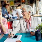 businesswoman mentor multigenerational team