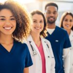 medical staffing team