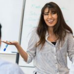 woman confident at work