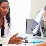 woman with female doctor