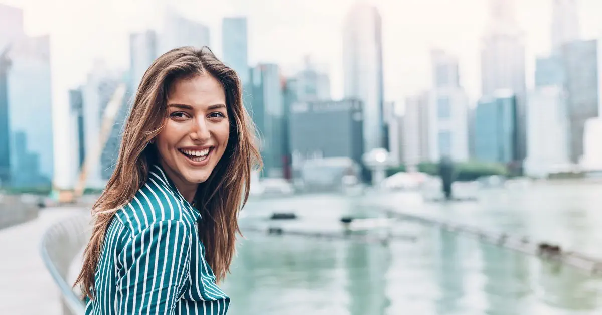 business woman in singapore