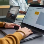 Professional woman working as AI at work investment creates new costs and pressures for employees