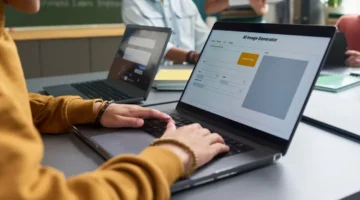 Professional woman working as AI at work investment creates new costs and pressures for employees